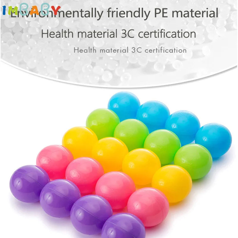 50-Piece 7cm Ball Pit Balls – Safe & Eco-Friendly