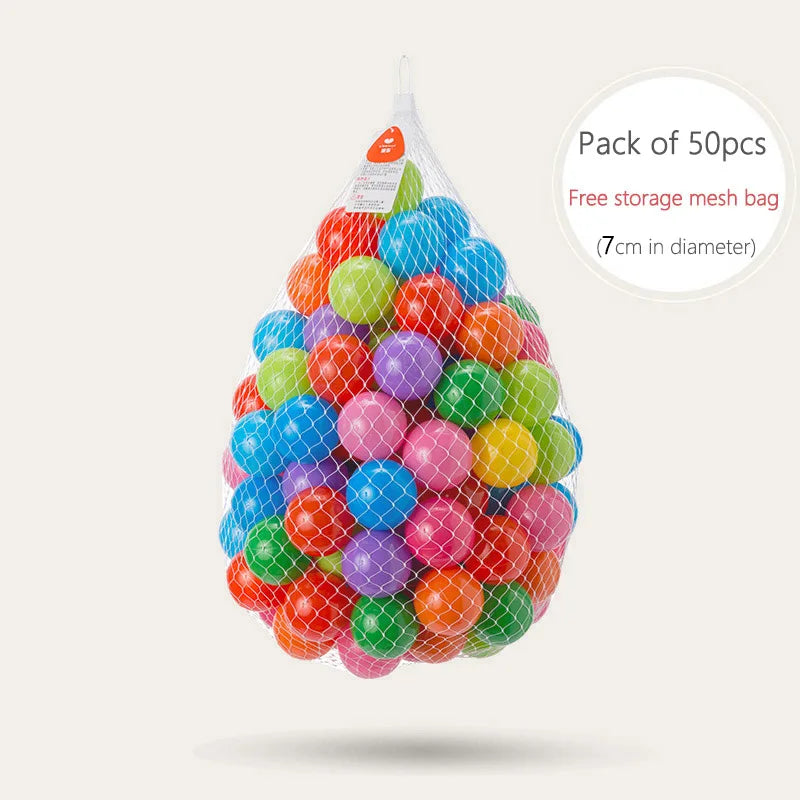 50-Piece 7cm Ball Pit Balls – Safe & Eco-Friendly