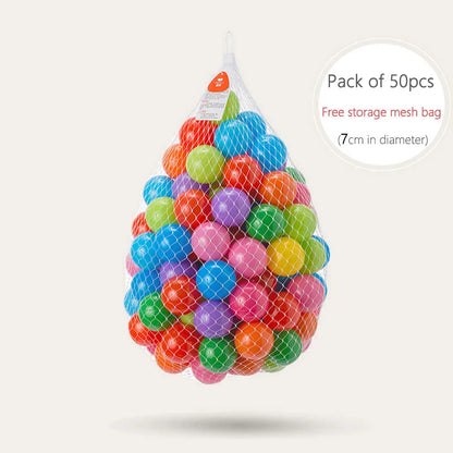 50-Piece 7cm Ball Pit Balls – Safe & Eco-Friendly