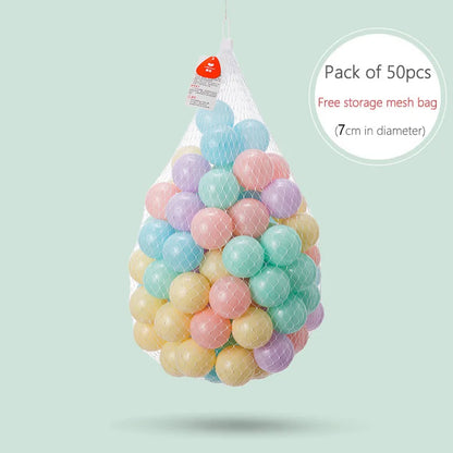 50-Piece 7cm Ball Pit Balls – Safe & Eco-Friendly